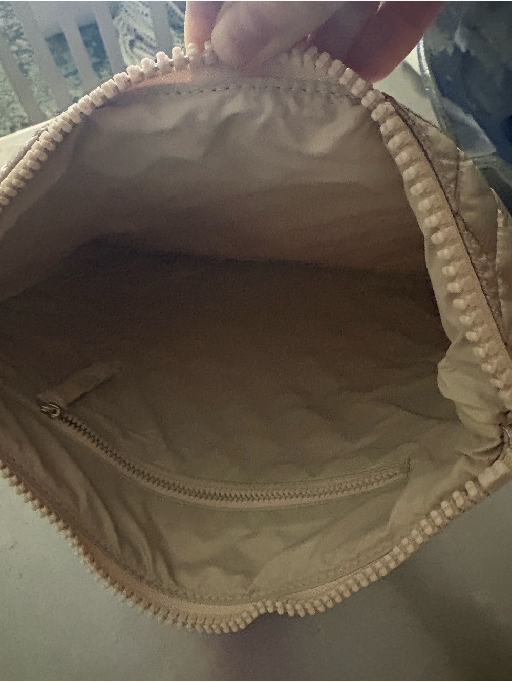 MZ Wallace Quilted Rose Gold Pouch perfect for laptop 13x10” never used - Picture 5 of 5
